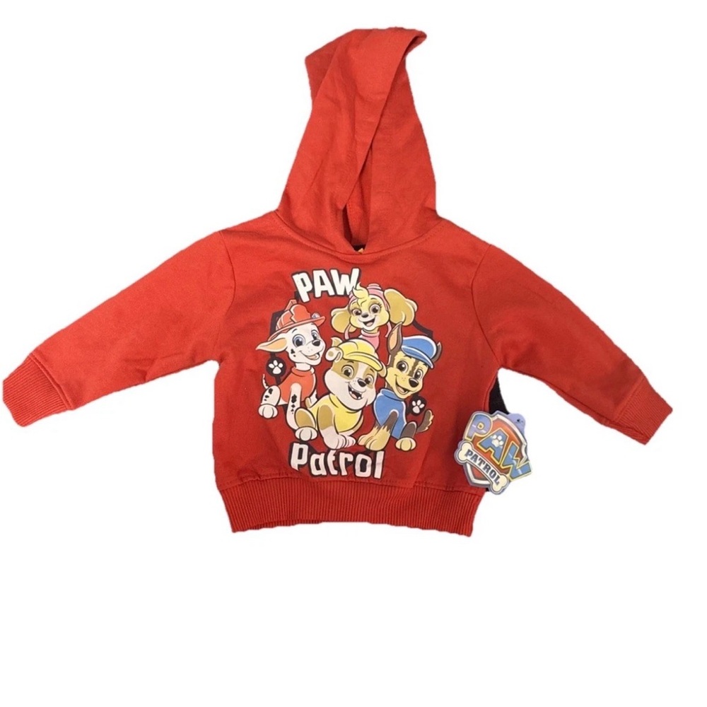 Paw Patrol Red Kids Hoodie Sweatshirt 18M